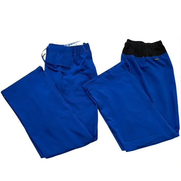 XL Jockey Galaxy Blue Scrub Pants Bundle - Picture 2 of 14